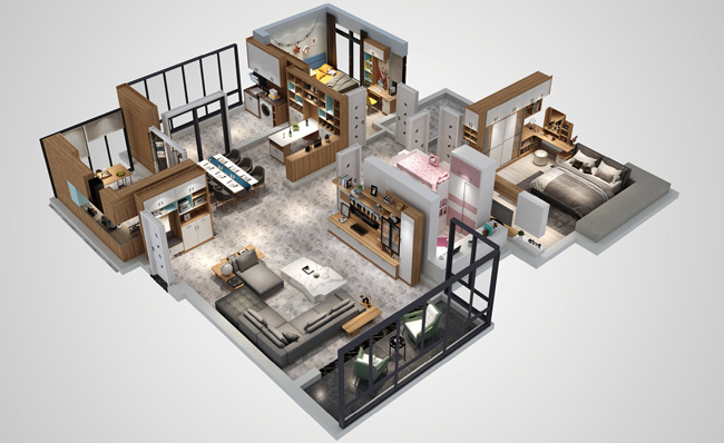 ȫ�ݶ���Ч���D